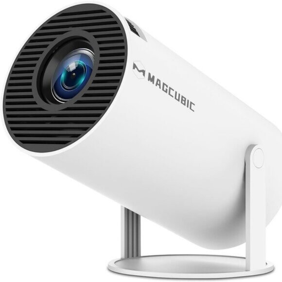 VIDEO PROJECTOR - NEW - Portable - WiFi - Supports 4K and Apps - Easy Screencast - Picture 1 of 7